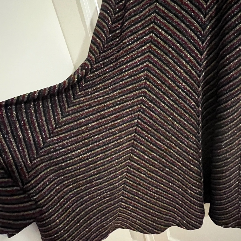 Anthropologie Maeve skirt metallic